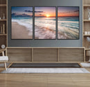 Sunset Beach Wall Art – Soothing Coastal Landscape, Ready to by MyGreatCanvas | Canvas Wall Art Prints | Photo Prints & Wall Decor