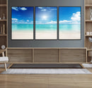 Blue Ocean Wall Art Canvas Print - Tranquil Ocean Paradise