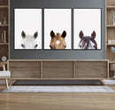 Horse Prints Set, Set of 3 Horse Wall Art, Horses Portraits, by MyGreatCanvas | Canvas Wall Art Prints | Photo Prints & Wall Decor