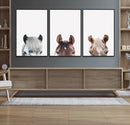 Horse Wall Art - Minimalist Horse Triptych Wall Art – Modern by MyGreatCanvas | Canvas Wall Art Prints | Photo Prints & Wall Decor