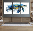 Turtle Wall Art Canvas Print, Framed Watercolor Turtle Art by MyGreatCanvas | Canvas Wall Art Prints | Photo Prints & Wall Decor