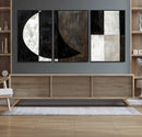Abstract Modern Wabi Sabi Wall Art Canvas Print Set –