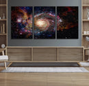 Nebula and Galaxies in Space Wall Art Canvas Print, Spiral