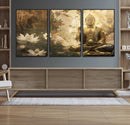 Zen Buddha Wall Art Canvas Print | Peaceful Meditation Decor