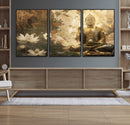 Zen Buddha Wall Art Canvas Print | Peaceful Meditation Decor