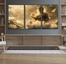 Golden Buddha Wall Art | Yoga Room Decor and Meditation Room by MyGreatCanvas | Canvas Wall Art Prints | Photo Prints & Wall Decor