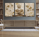Serene Buddha Wall Art | Yoga Room Decor and Meditation Wall