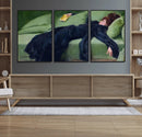 Decadent Girl by Ramon Casas Wall Art Canvas Print, Framed