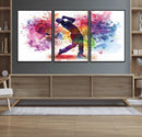 Colorful Golfer Swing Wall Art Canvas Print - Ready to Hang, by MyGreatCanvas | Canvas Wall Art Prints | Photo Prints & Wall Decor