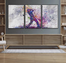 Watercolor Golf Swing Wall Art Canvas Print | Vibrant