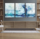 Golf Swing Wall Art Canvas Print - Sports-Inspired