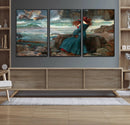 Miranda by the Shore Wall Art Canvas Print – Tempest Scene by MyGreatCanvas | Canvas Wall Art Prints | Photo Prints & Wall Decor