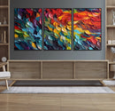 Vibrant Abstract Leaf Wall Art Canvas Print | Bold Colorful by MyGreatCanvas | Canvas Wall Art Prints | Photo Prints & Wall Decor