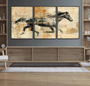 Chines Style Running Horse Western Wall Art | Farmhouse Wall