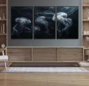 Jellyfish Wall Art Canvas Print, Elegant Wall Decor