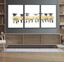 Farmhouse Wall Art Sheep Print | Ready to Hang Framed Canvas by MyGreatCanvas | Canvas Wall Art Prints | Photo Prints & Wall Decor