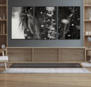 Winter Horse Snow Wall Art Canvas Print