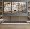 Forest Grove Wall Art | Serene Pathway Canvas Print | Ready