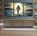 Jesus Walking on Water Wall Art | Canvas Print | Ready to