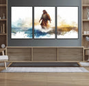Watercolor Jesus Walking Wall Art Print, Jesus Water Canvas by MyGreatCanvas | Canvas Wall Art Prints | Photo Prints & Wall Decor