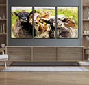 Curious Cows Farmhouse Wall Art | Ready to Hang and Framed