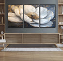 White Magnolia Flower Wall Art Canvas Print | Abstract by MyGreatCanvas | Canvas Wall Art Prints | Photo Prints & Wall Decor
