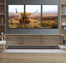 Scottish Highland Cow Wall Art Canvas Print | Ready to Hang by MyGreatCanvas | Canvas Wall Art Prints | Photo Prints & Wall Decor