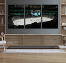 American Airlines Center Dallas Stars Wall Art Canvas Print