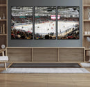 Lausanne Arena Ice Hockey Stadium Wall Art Canvas Print,