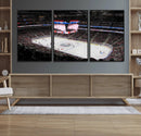 Rogers Place Edmonton Oilers Ice Hockey Stadium Wall Art,