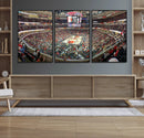 United Center Chicago Bulls Stadium Wall Art Canvas Print