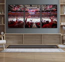 Carolina Hurricanes Ice Hockey Stadium Wall Art, Carolina