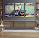 Banksy Life is Short Wall Art - Iconic Graffiti Art on by MyGreatCanvas | Canvas Wall Art Prints | Photo Prints & Wall Decor