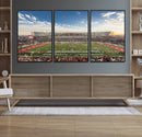 Framed Houston Cougars Football Team Print - Houston TDECU by MyGreatCanvas | Canvas Wall Art Prints | Photo Prints & Wall Decor