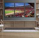 Wisconsin Badgers Football Team Print - Madison Camp Randall by MyGreatCanvas | Canvas Wall Art Prints | Photo Prints & Wall Decor