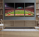 Wisconsin Badgers Football Team Print Canvas- Madison Camp