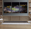 Duke University Blue Devils Football Print Canvas - Durham