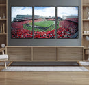 Cincinnati Bearcats Football Team Print - Nippert Stadium Wall Art Canvas Print