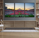 NC State Wolfpack Football Team Print Wall Art - Raleigh