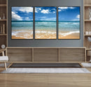 Sea View From the Beach Canvas Print