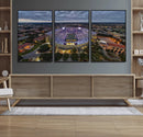 The Louisiana State University Tigers Football Team Print -