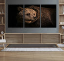 Wild Grizzly 399 Bear Canvas Wall Art Print, Bear Animal by MyGreatCanvas | Canvas Wall Art Prints | Photo Prints & Wall Decor