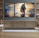 Jesus Walking on Water Wall Art | Ready to Hang Spiritual