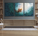 Powerful Jesus Canvas Print - Hand of Salvation,