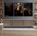 Abstract Black Horse Canvas Print for Farmhouse Wall Art | by MyGreatCanvas | Canvas Wall Art Prints | Photo Prints & Wall Decor