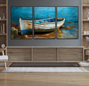 Vintage Boat on Tranquil Waters | Coastal Wall Art for