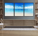 Beach Scene Canvas Wall Art Print – Tranquil Ocean Horizon by MyGreatCanvas | Canvas Wall Art Prints | Photo Prints & Wall Decor