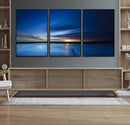 Blue Sunset Ocean Canvas Wall Art Print – Serene Coastal by MyGreatCanvas | Canvas Wall Art Prints | Photo Prints & Wall Decor