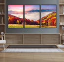 Autumn Mountain Foggy Landscape Wall Art Canvas Print | by MyGreatCanvas | Canvas Wall Art Prints | Photo Prints & Wall Decor