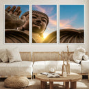 Buddha Statue and Daylight Wall Art, Buddha Statue Wall Art by MyGreatCanvas | Canvas Wall Art Prints | Photo Prints & Wall Decor